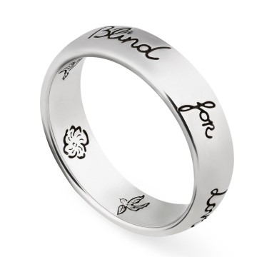 Gucci Blind for Love Silver Ring YBC455247001
