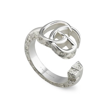 Gucci GG Marmont Silver Ring YBC627760003