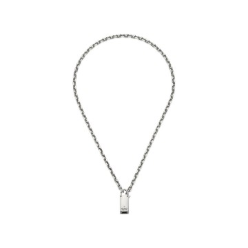 Gucci Trademark Sterling Silver Necklace YBB796342001