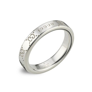 Gucci Signature Silver GG Ring YBC814712001
