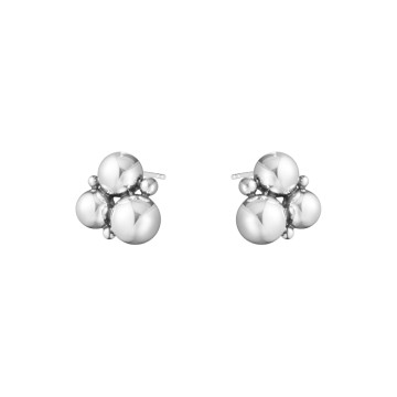 Georg Jensen Moonlight Grapes Sterling Silver Stud Earrings 10019038