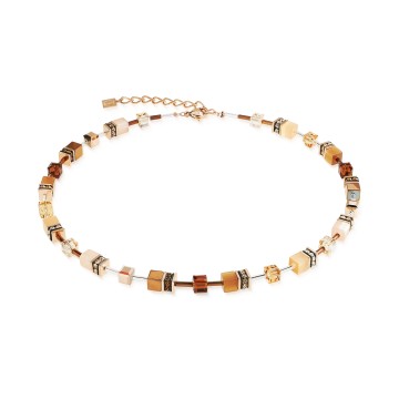 Coeur De Lion GeoCUBE® Iconic Mocha Mousse Necklace 2838101100