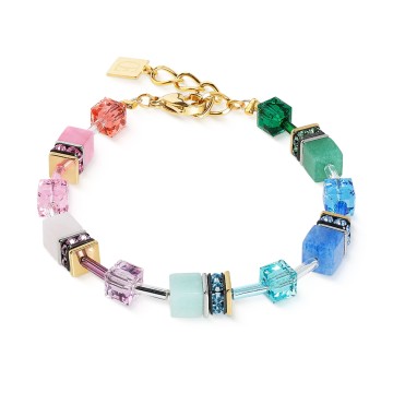 Coeur De Lion GeoCUBE® Iconic Precious Rainbow Bracelet 4905301520