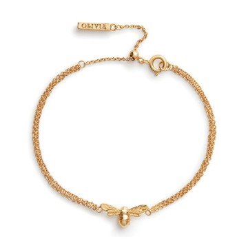 Olivia Burton Lucky Bee Womens Bracelet OBJAMB44N Gold (CH Product)