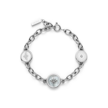 Olivia Burton Charms Silver Ladies Bracelet 24100333