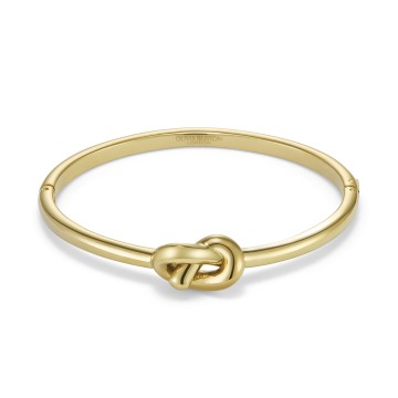 Olivia Burton Lover's Knot Gold Plated Bangle 24100223