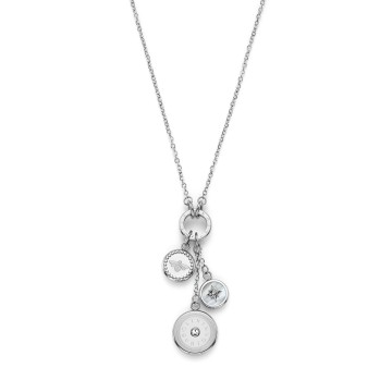 Olivia Burton Charms Silver Ladies Necklace 24100330