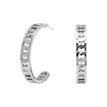 Olivia Burton Honeycomb Link Hoop Earrings 24100093