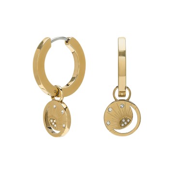 Olivia Burton Gold Celestial Sun Huggie Earrings 24100163