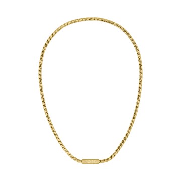 BOSS Doran Yellow Gold-Tone Gents Necklet 1580694
