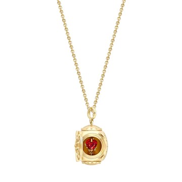Fabergé x 007 Goldfinger Egg Safe Locket with Ruby Heart Surprise 2574FP4028