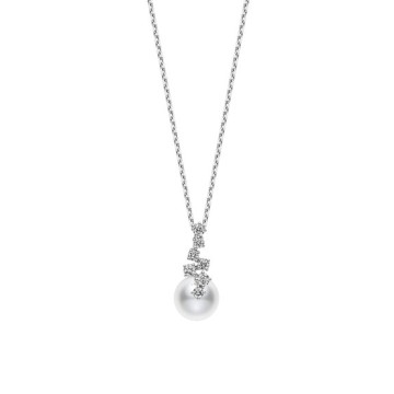 Mikimoto 18ct White Gold Starry Night 8.5mm Pearl Pendant PPH5001DW