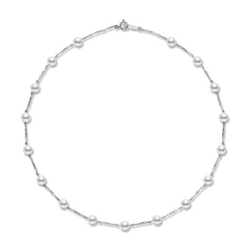 Mikimoto 5.5mm Pearl Chain Necklace PP 158L W