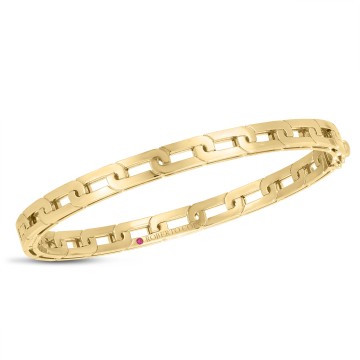 Navarra Yellow Gold Bangle