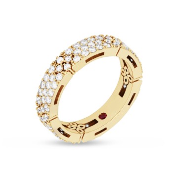 18ct Yellow Gold Love in Verona 1.16ct Diamond Pave Ring ADR888RI2121_YG