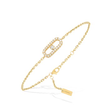 Messika Care(s) 18ct Yellow Gold Diamond Pavé Bracelet 12075-YG