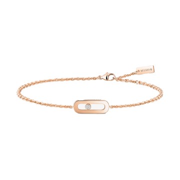 Messika Move Uno Rose Gold 0.02ct Diamond Bracelet 14644-PG