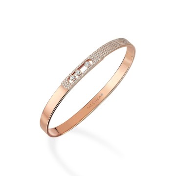 Messika Move Noa PM 18ct Rose Gold 0.95ct Diamond Bangle 10093-RG