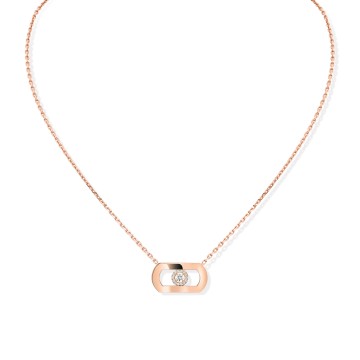 Messika So Move 18ct Rose Gold Diamond Necklace 12944-RG
