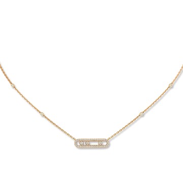Baby Move Pavé 18ct Yellow Gold 0.35ct Diamond Necklace 4322-YG
