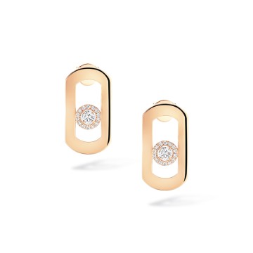 Messika So Move 18ct Rose Gold 0.23ct Diamond Earrings 12930-RG