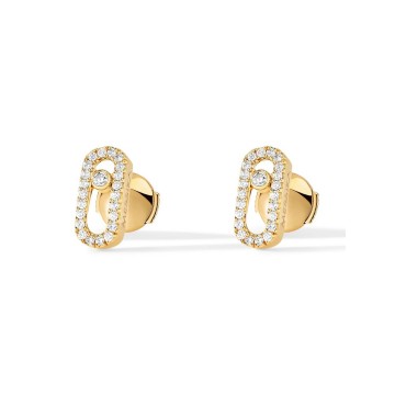 Messika Move Uno 18ct Yellow Gold Ladies Earrings 05634-YG