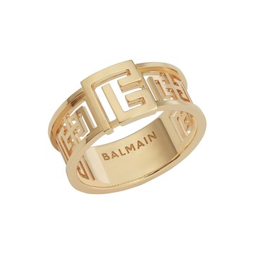 Balmain 18ct Yellow Gold Labyrinth Frieze Ring ABAJ02RG00001