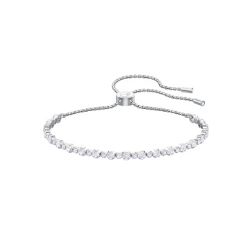 Swarovski Crystal Rhodium Plated Tennis Bracelet 5465384