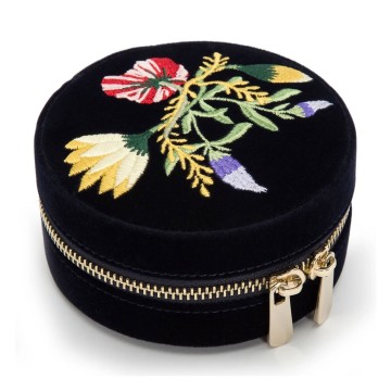 Wolf Zoe Travel Green Jewellery Pouch