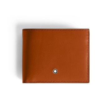 Montblanc Meisterstuck 6cc Leather Wallet in Rust MB198806