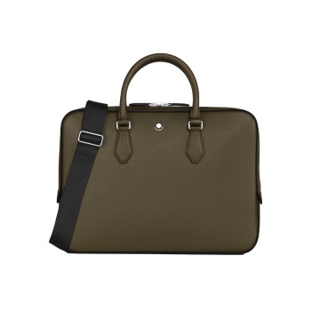 Montblanc Thin Briefcase In Sartorial Leather MB221548