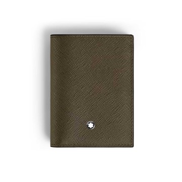 Montblanc Mini Wallet 4cc In Sartorial Leather MB221508
