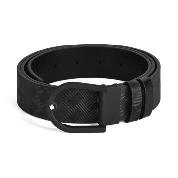 Montblanc Horseshoe 35mm Reversible Belt In Extreme Leather MB220996