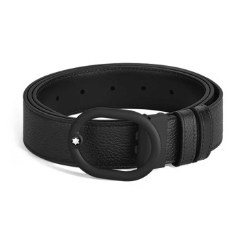 Montblanc L'Ovale Buckle 35mm Reversible Leather Belt MB221028