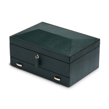 Wolf British Racing Green 10 Piece Watch Box 792841