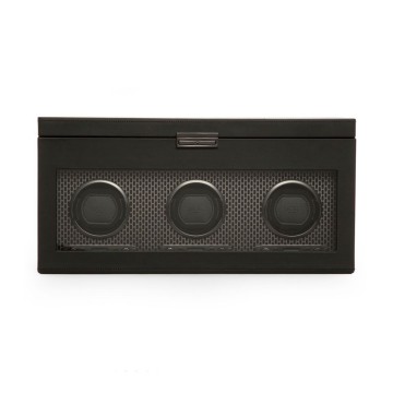 Wolf Axis Triple Watch Winder With Storage 469403