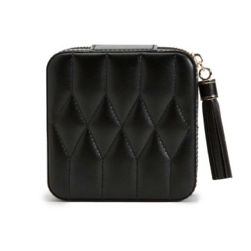 Wolf Caroline Black Zip Travel Case 329971