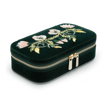 Wolf Zoe Forrest Green Travel Zip Case 393312