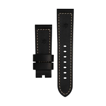 Panerai Black Calf Leather 24/22mm Strap MXE07X27