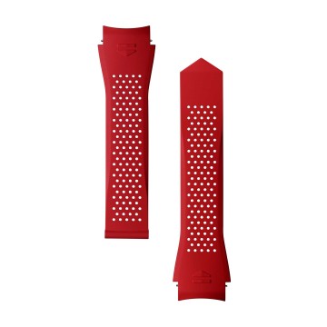 TAG Heuer 45mm Red Rubber Strap FT6283