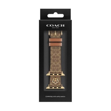 Coach Leather Apple Watch Strap 14700235