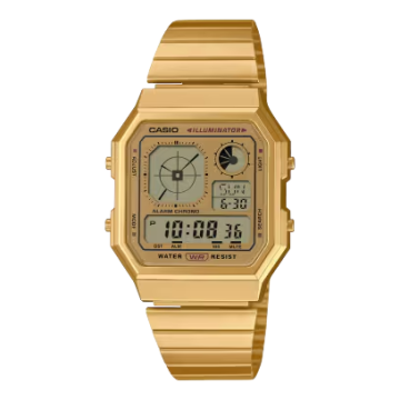 Casio Vintage Gold Unisex Watch A130WEG-9AEF