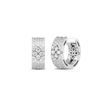 Roberto Coin Love in Verona 0.97ct Diamond Set Hoop Earrings