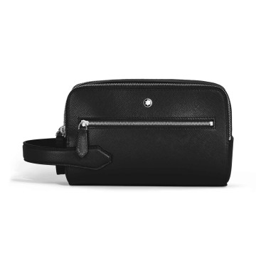 Montblanc Sartorial Black Leather Travel Washbag MB198866