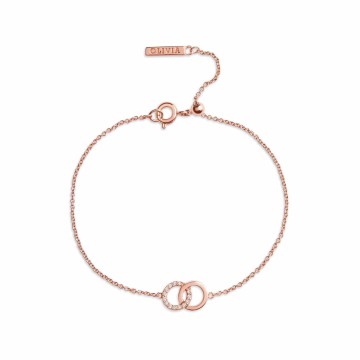 Olivia Burton Bejewelled Interlink Rose Gold Bracelet