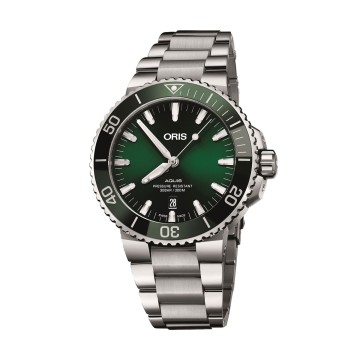 Oris Aquis Green Dial Mens Watch