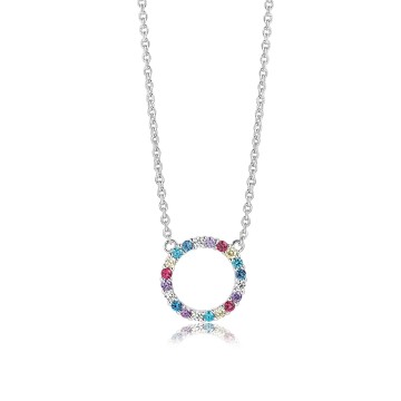 Sif Jakobs Biella Grande Circle Necklace SJ-C338(1)-XCZ