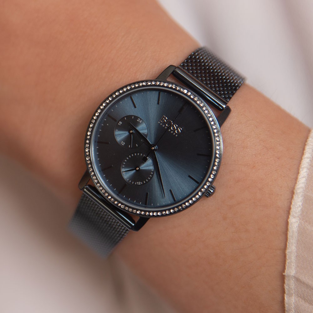 Hugo Boss Infinity Blue Dial Ladies Watch 1502518