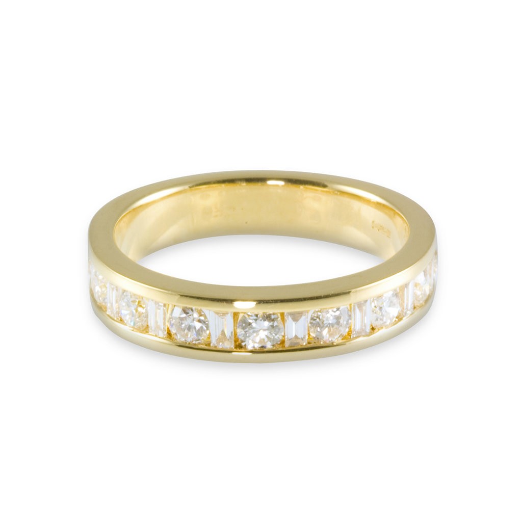 18ct Yellow Gold 0.75ct Diamond Eternity Ring