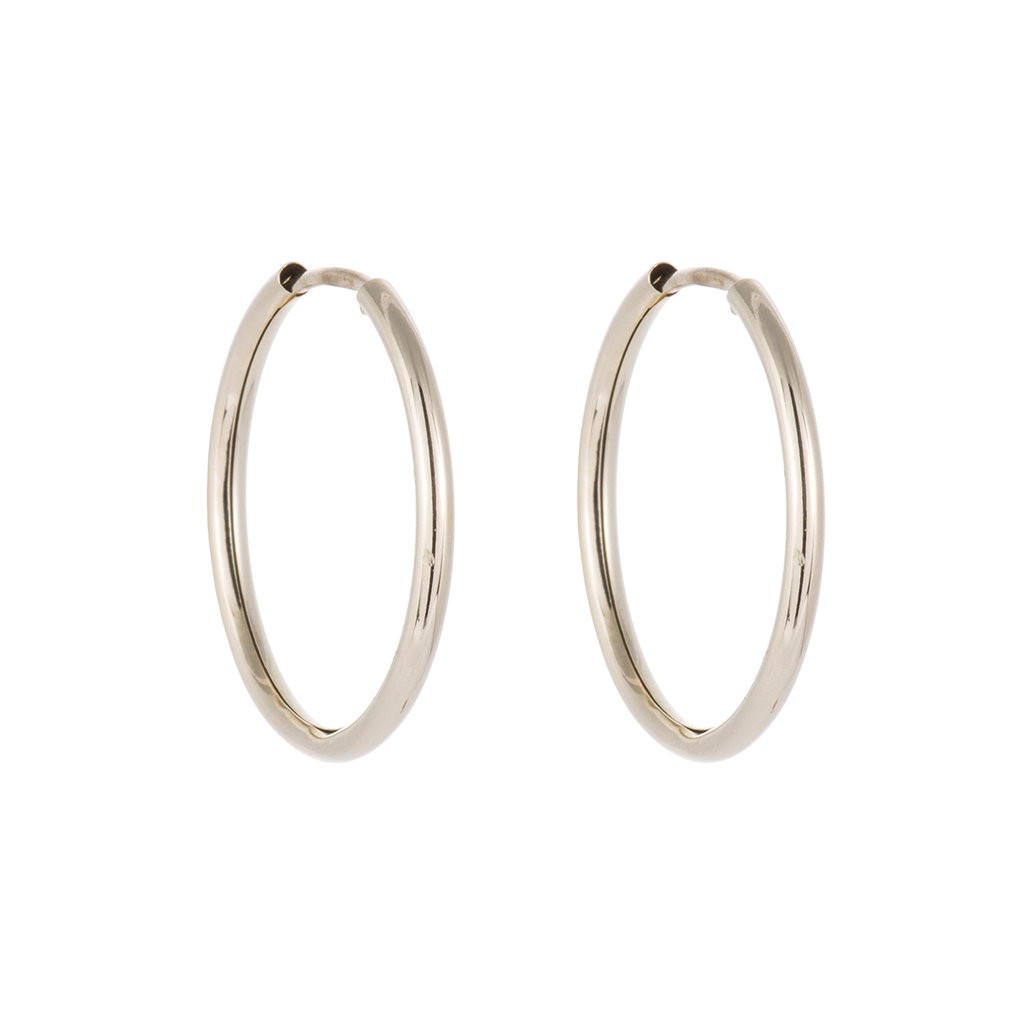 9ct Yellow Gold 22mm Hoop Earrings